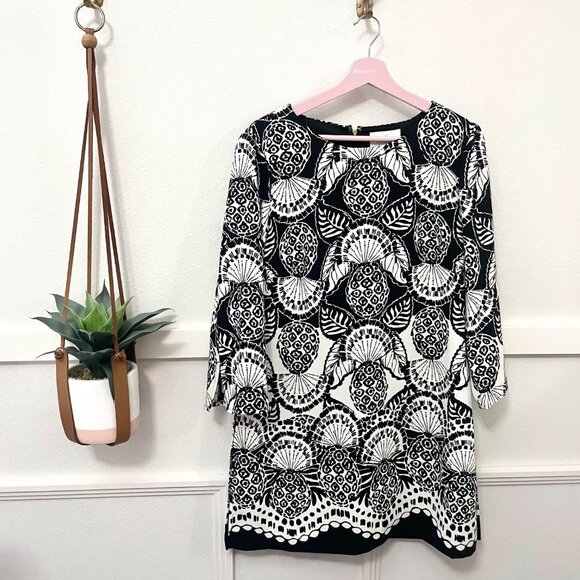 NWT Lilly Pulitzer Annwyn Long Sleeve Romper Dress Coconut Pineapple Princess 12 - Picture 2 of 9